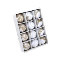 Set 12 Globuri pentru brad 6 cm