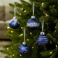 Set 9 Globuri pentru brad 8 cm 2