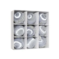 Set 9 Globuri pentru brad 8 cm