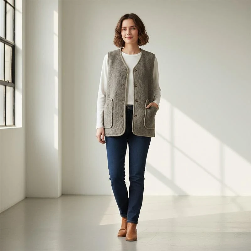 Vesta Dame fara maneca (6XL-8XL) 2