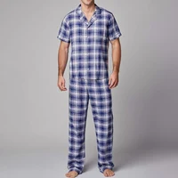 Pijama Barbati (camasa m.scurta cu pantaloni) (48-56)