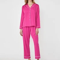 Pijama Dame (camasa m.lunga cu pantaloni) (S-2XL) 6