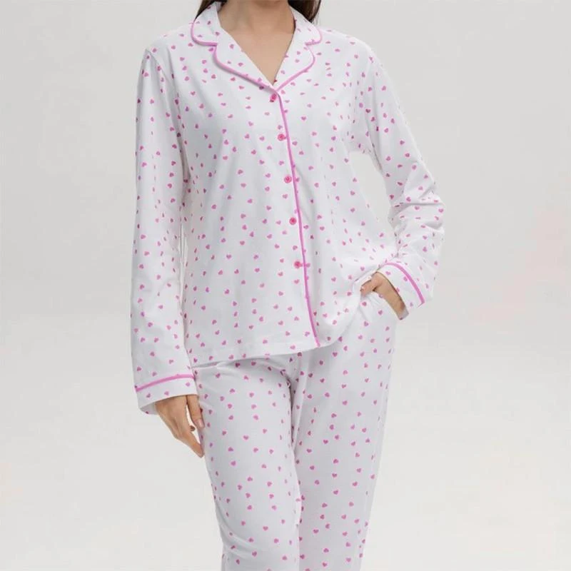 Pijama Dame (camasa m.lunga cu pantaloni) (S-2XL) 12