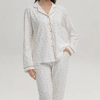 Pijama Dame (camasa m.lunga cu pantaloni) (S-2XL) 13