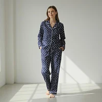 Pijama Dame (camasa m.lunga cu pantaloni) (S-2XL) 14