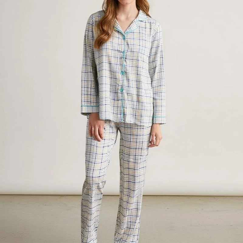 Pijama Dame (camasa m.lunga cu pantaloni) (S-2XL) 2