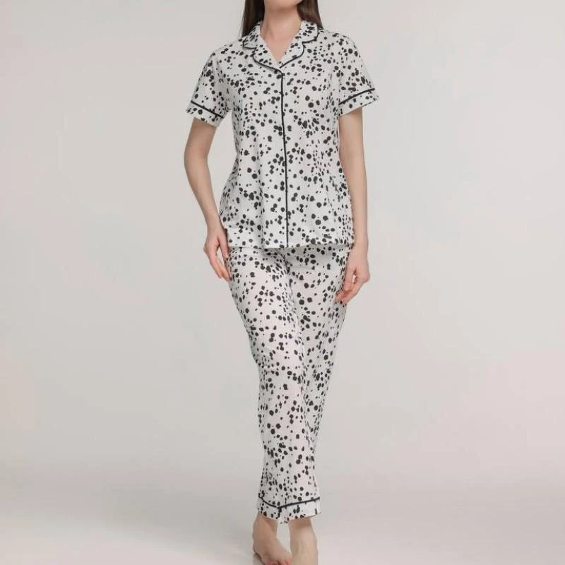 Pijama Dame (camasa m.scurta cu pantaloni) (S-2XL) 2