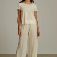 Pijama Dame (tricou cu pantaloni) (S-2XL)