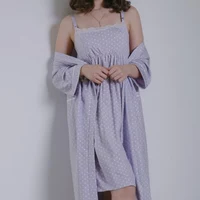 Set Dame (halat cu camasa de noapte) (S-2XL)