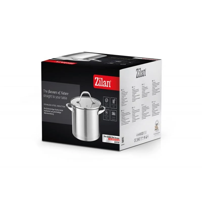 Cratita inox cu capac 5.5 L 2
