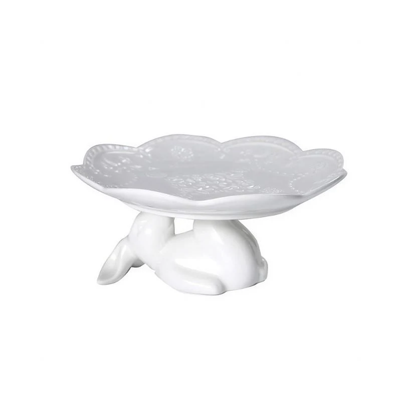 Platou pe picior ceramica (20x20x8) 2