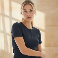 Tricou Dame negru (48-56)