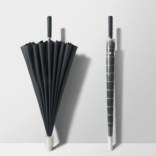 Umbrela baston automata cu husa plastica 24 spite