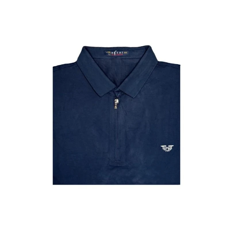 Tricou polo Barbati fermuar (XL-5XL) 3
