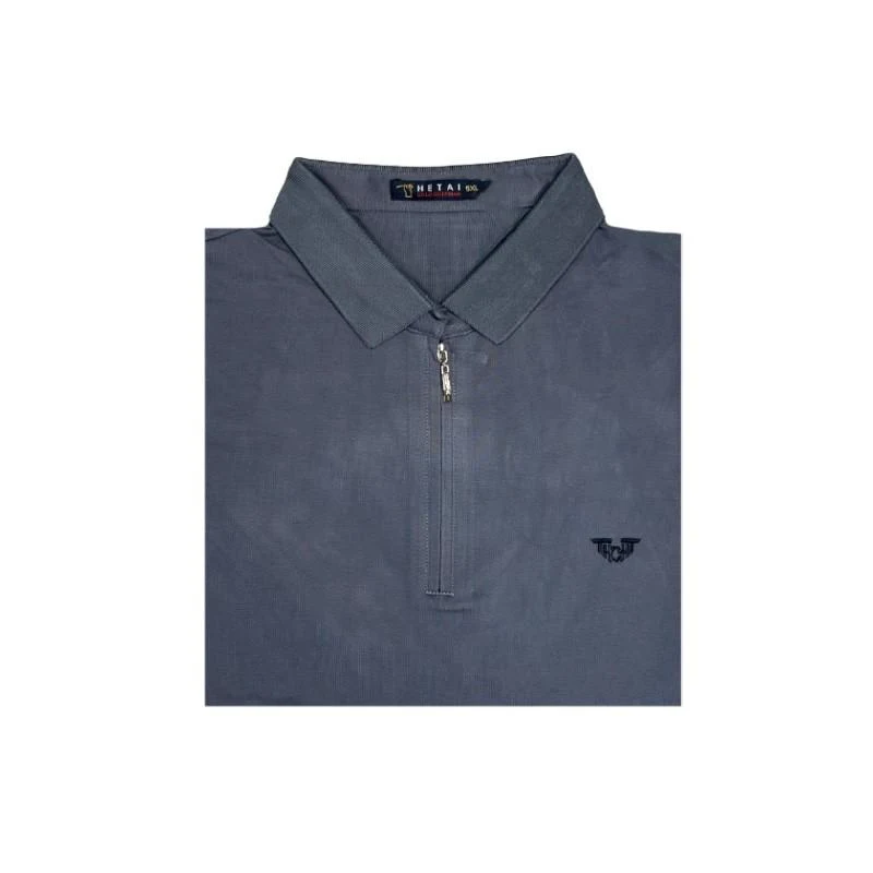 Tricou polo Barbati fermuar (XL-5XL) 7