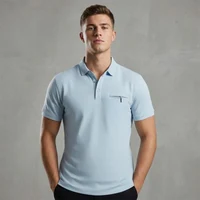 Tricou polo Barbati nasturi (XL-5XL)
