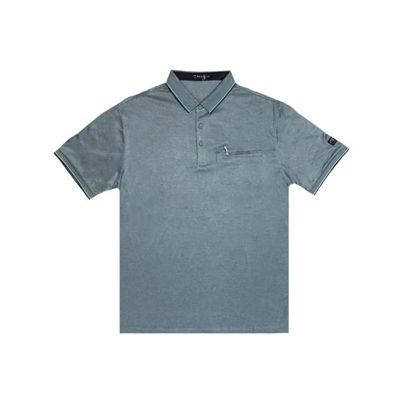 Tricou polo Barbati fermuar (XL-5XL) 2