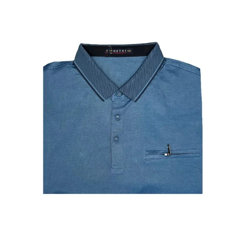 Tricou polo Barbati fermuar (XL-5XL) 6