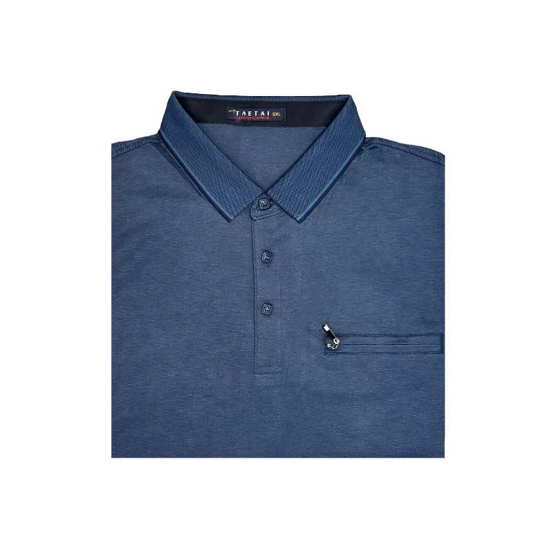Tricou polo Barbati fermuar (XL-5XL) 4