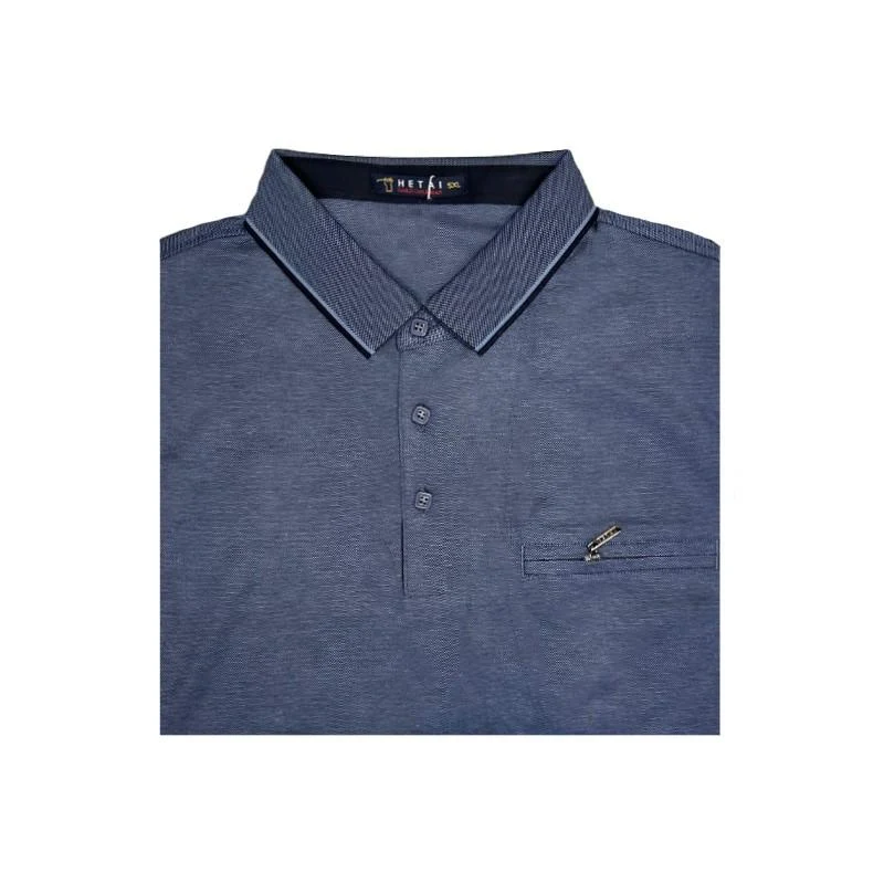 Tricou polo Barbati fermuar (XL-5XL) 5