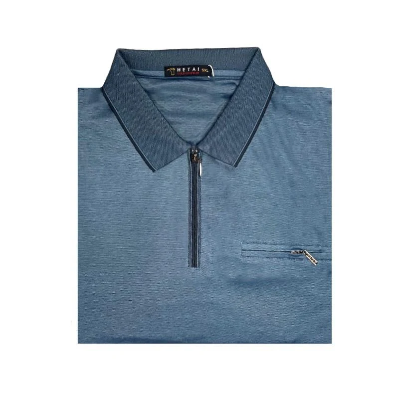 Tricou polo Barbati fermuar (XL-5XL) 5