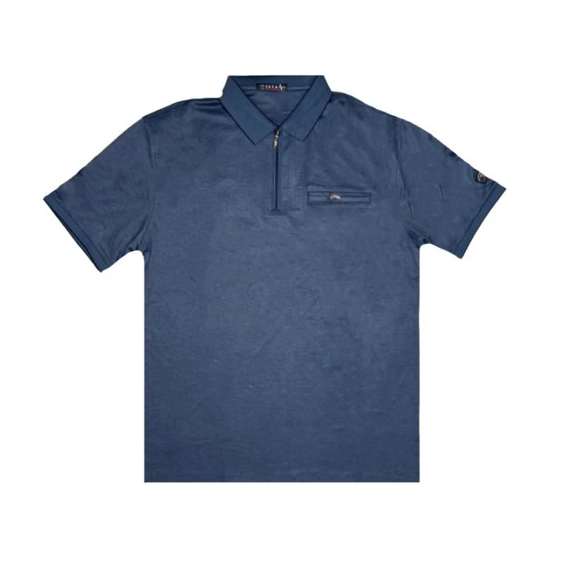 Tricou polo Barbati fermuar (XL-5XL) 2