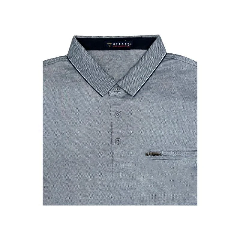 Tricou polo Barbati nasturi (XL-5XL) 3