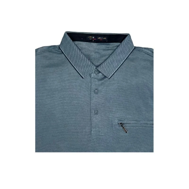 Tricou polo Barbati nasturi (XL-5XL) 5