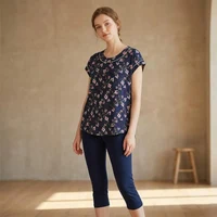 Set Dame tricou cu pantaloni 3 sferturi (50-60)