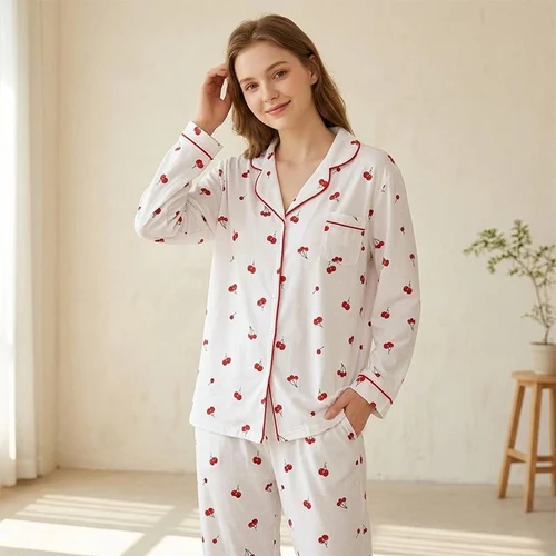 Pijama Dame (camasa m.lunga cu pantaloni) (46-54)