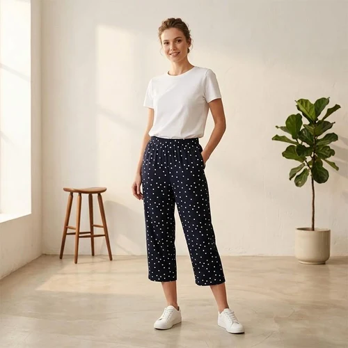 Pantaloni 3 sferturi Dame (XL-3XL)
