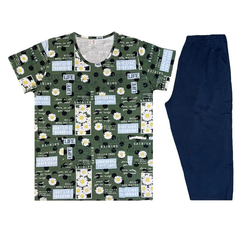 Set Dame tricou cu pantaloni 3 sferturi mix (50-60) 4