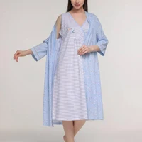 Set Dame (halat cu camasa de noapte) (S-2XL) 4
