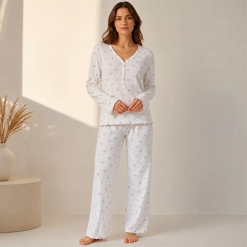 Pijama Dame (maleta cu pantaloni) (S-2XL)