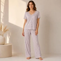 Женская пижама (футболка+штаны) (S-2XL) 2