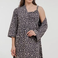 Set Dame (halat cu camasa de noapte) (S-2XL)