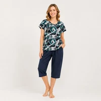 Set Dame tricou cu pantaloni 3 sferturi (50-60)