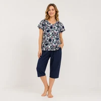 Set Dame tricou cu pantaloni 3 sferturi (50-60)