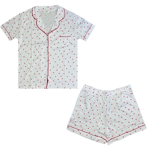 Pijama Dame (camasa m.scurta cu sorti) (46-54)