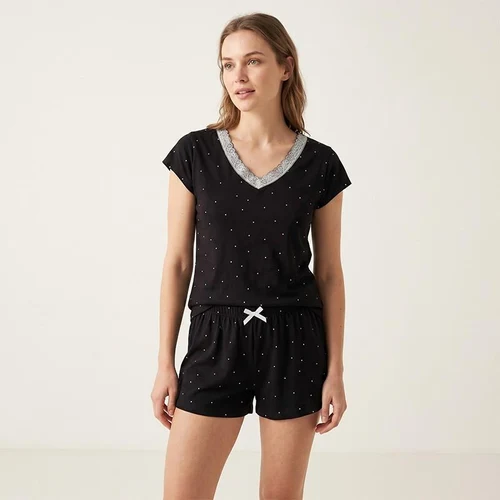 Pijama Dame (tricou cu sorti) (44-52)