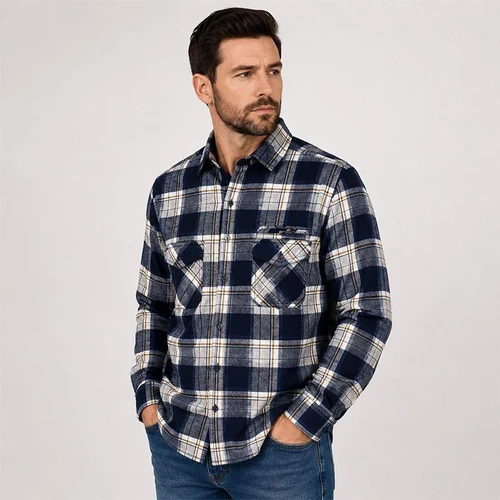 Camasa Barbati cu blana,nasturi (XL-5XL)