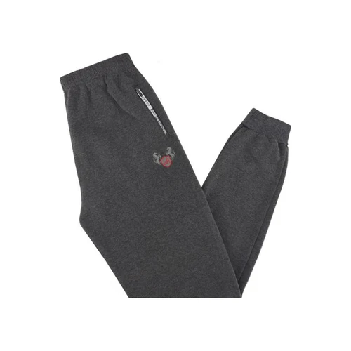 Pantaloni sport Barbati cu manset (2XL-5XL) negru,sur