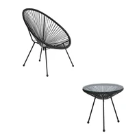Set 2 scaune cu masa pt terasa (50x50x47/87x69x86) 3