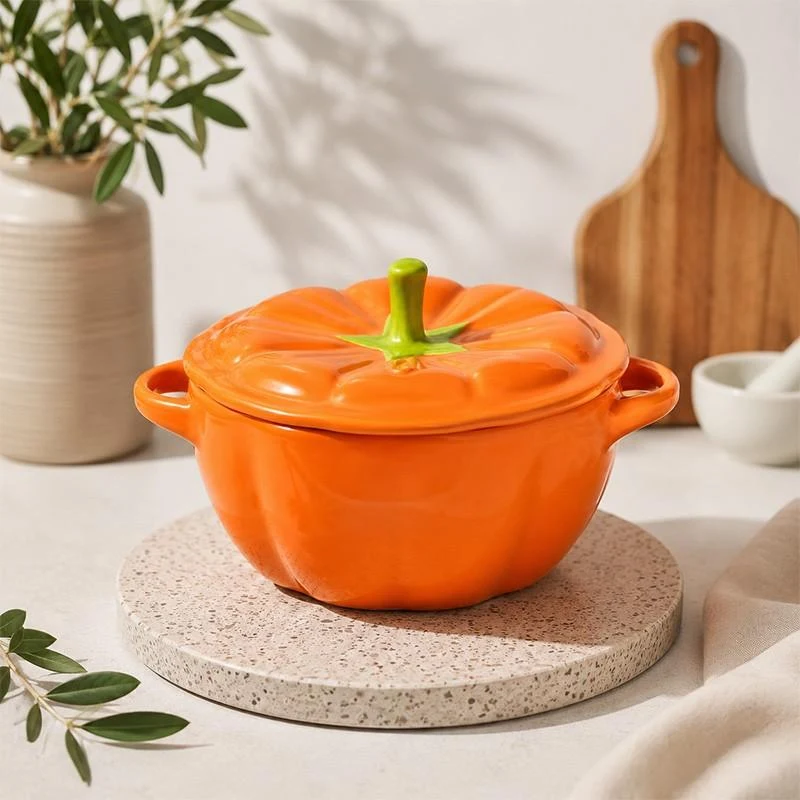 Bol ceramica cu capac 16 cm 3