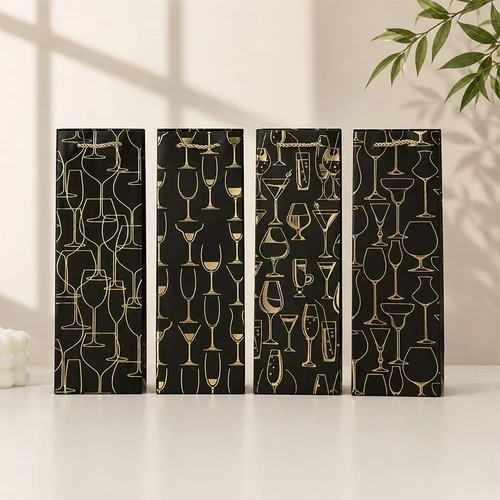 Punga cadou pt vin (12X9X35)
