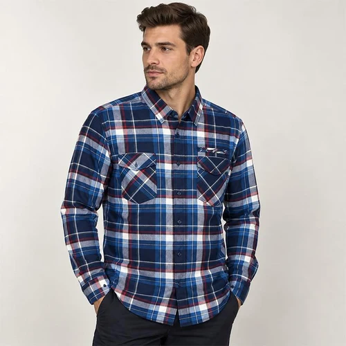 Рубашка Мужская c мехом (XL-5XL)