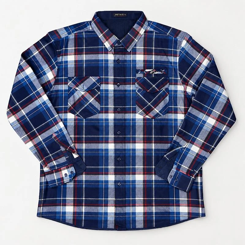 Рубашка Мужская c мехом (XL-5XL) 2