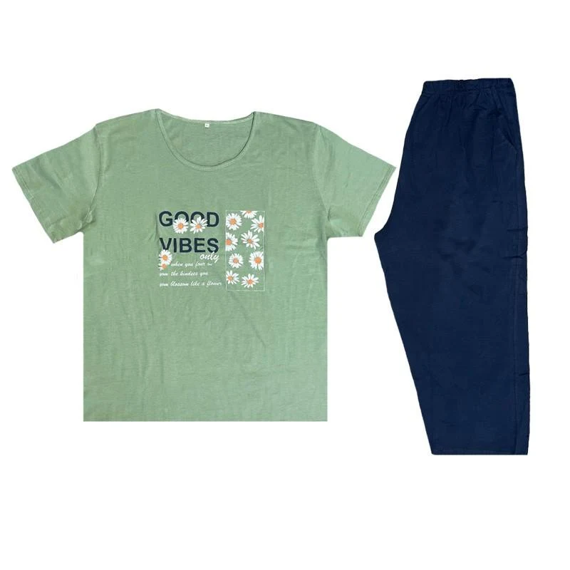 Set Dame tricou cu pantaloni 3 sferturi (50-60) 2